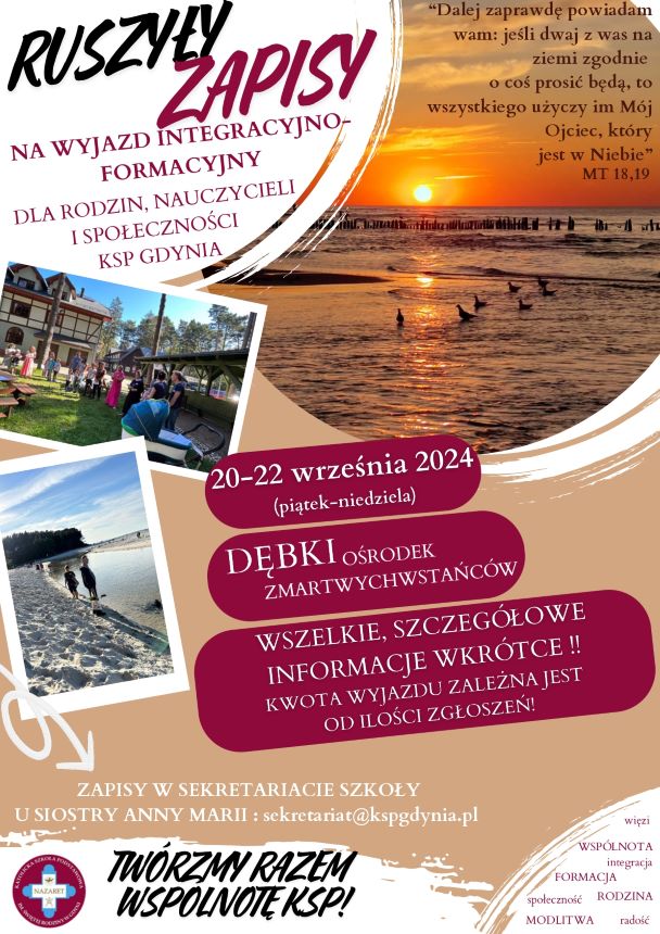 Wyjazd Rodzin do Dębek we wrześniu 2024
